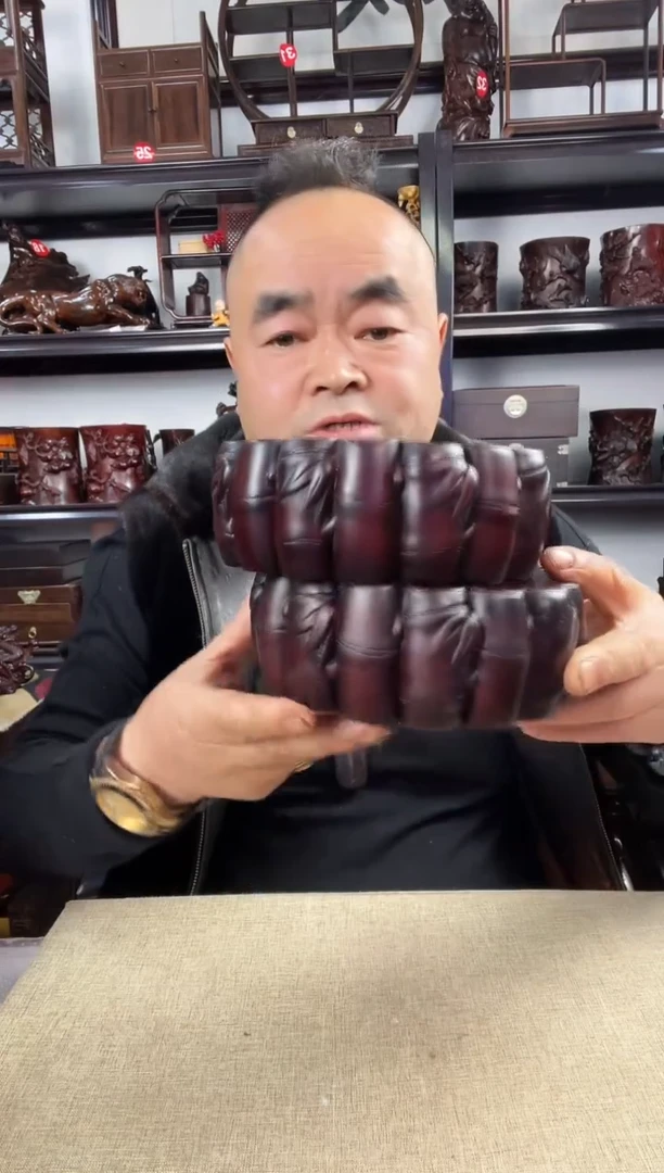 木老李红木工艺品4瑕疵