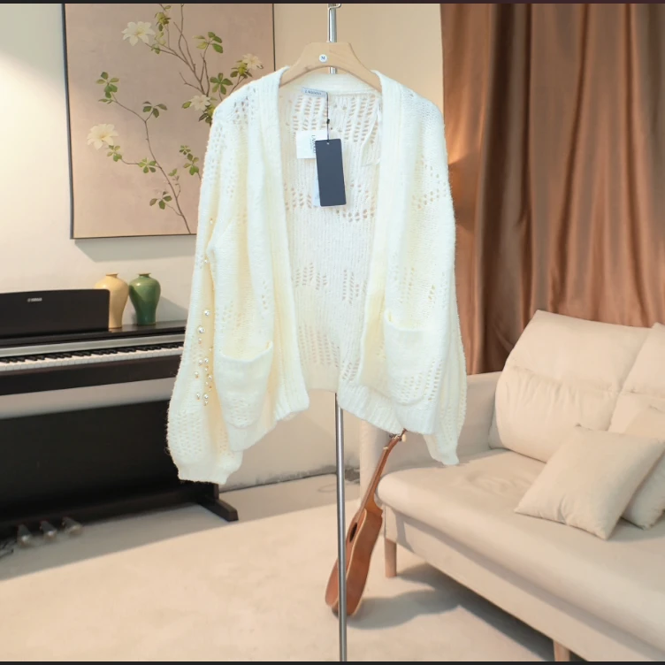 G260 秋冬柔软舒适绵羊毛大开衫女 831H12