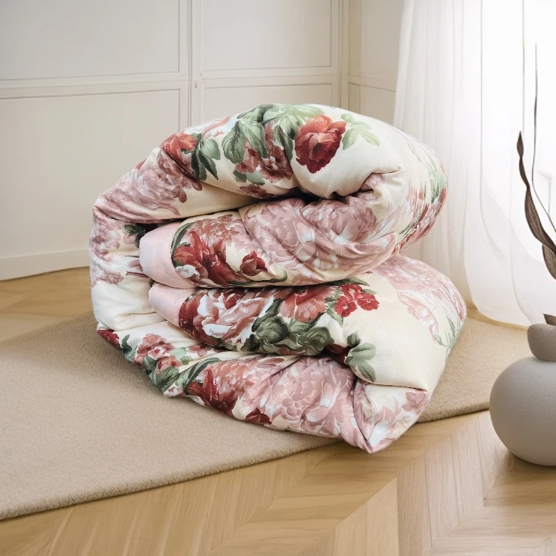 2米X2米3【富贵花开】爱你一被子双人加大春秋被