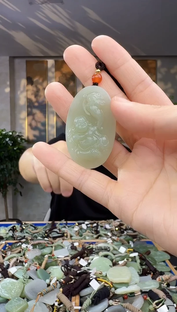 未镶嵌和田玉挂件拍一发一