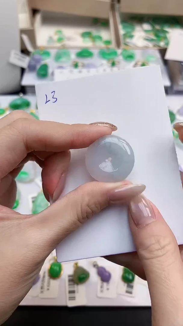 颈饰未镶嵌翡翠天然缅甸A货翡翠