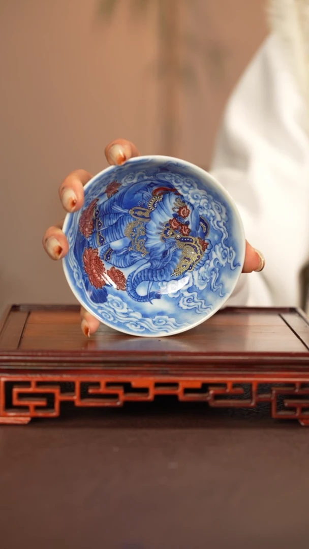 【闪购商品】杯子永明尚玩景德镇手工手绘陶瓷