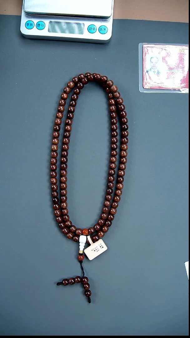 手串/手链黄花梨/降香黄檀8多圈108老型珠水波紫油梨孤品特价