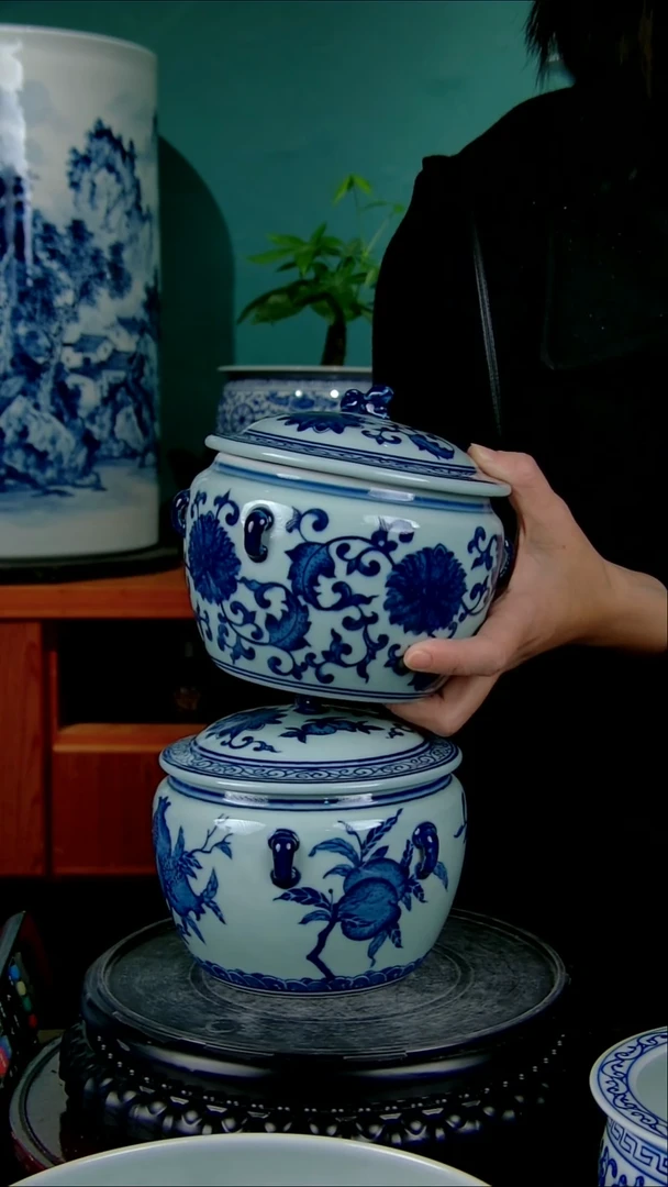 摆件陶顺**品景德镇手绘陶瓷888