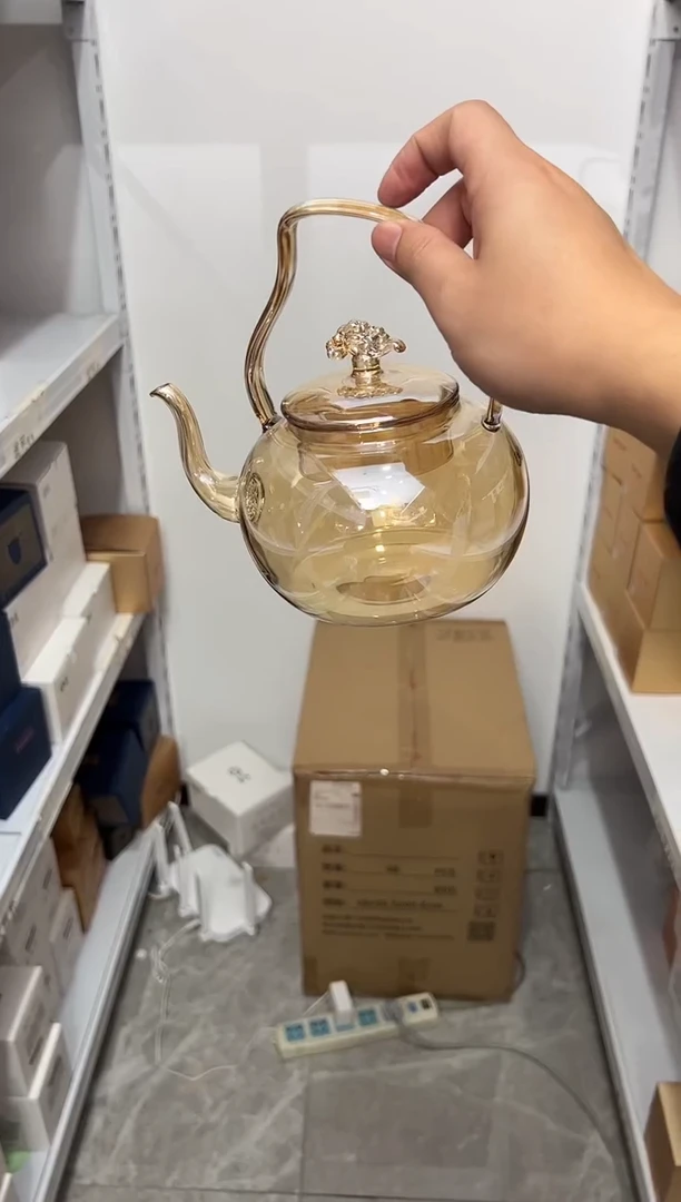 【闪购商品】茶盏@@禾墨祥云提梁壶