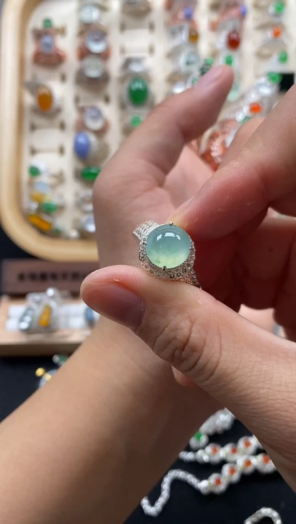 未镶嵌戒指翡翠缅甸天然a货翡翠