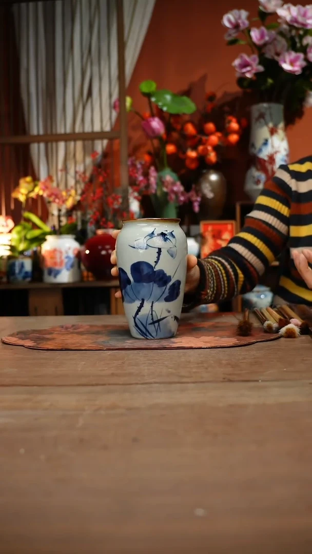 瓷片高温釉下彩手绘陶瓷餐具