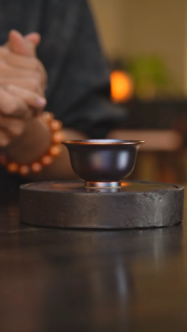 瓷片58柴房陶瓷柴烧主人杯