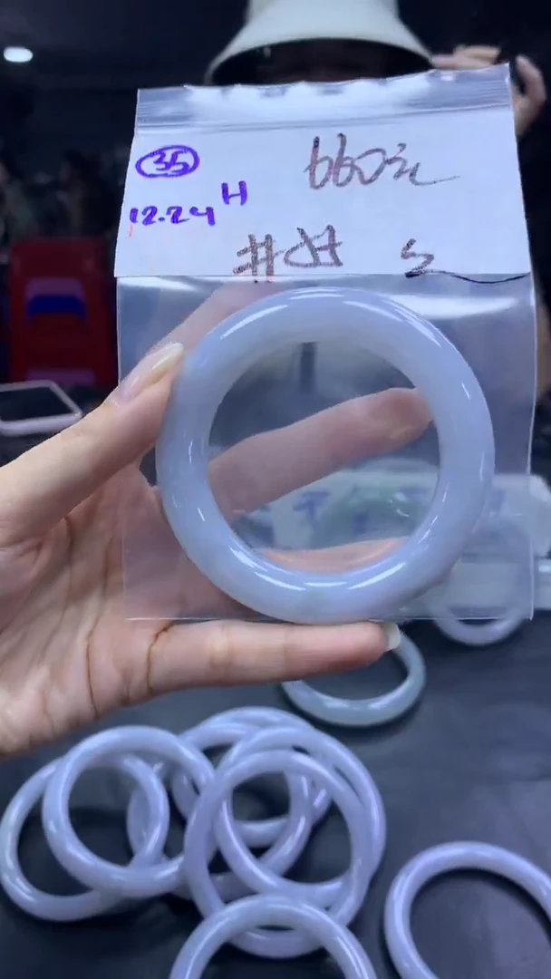 未镶嵌定制翡翠35手镯55纹+660元+拍一发一