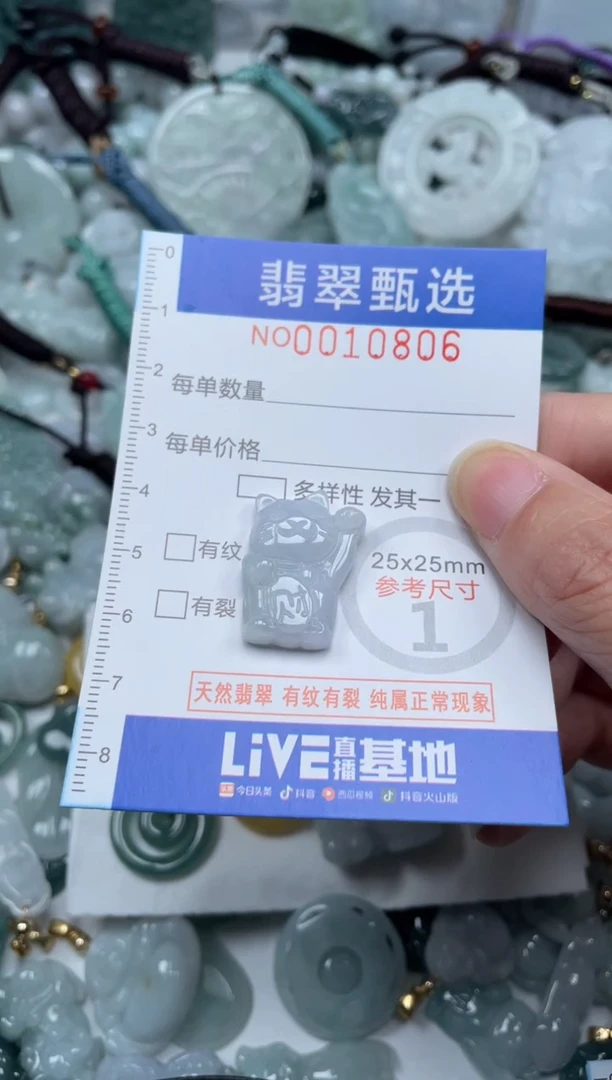 颈饰未镶嵌翡翠10806