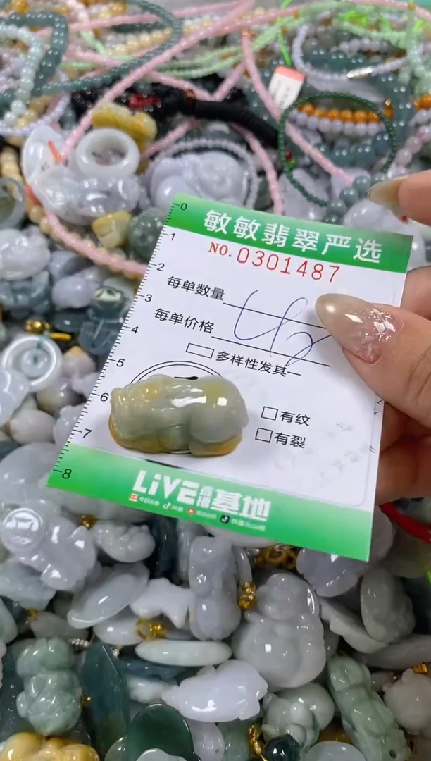 翡翠未镶嵌颈饰闪购0301487