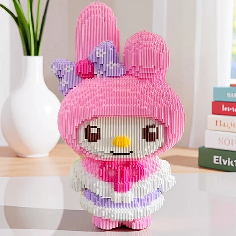 拼装积木美乐蒂成人高难度益智玩具女生生日礼物立体摆件