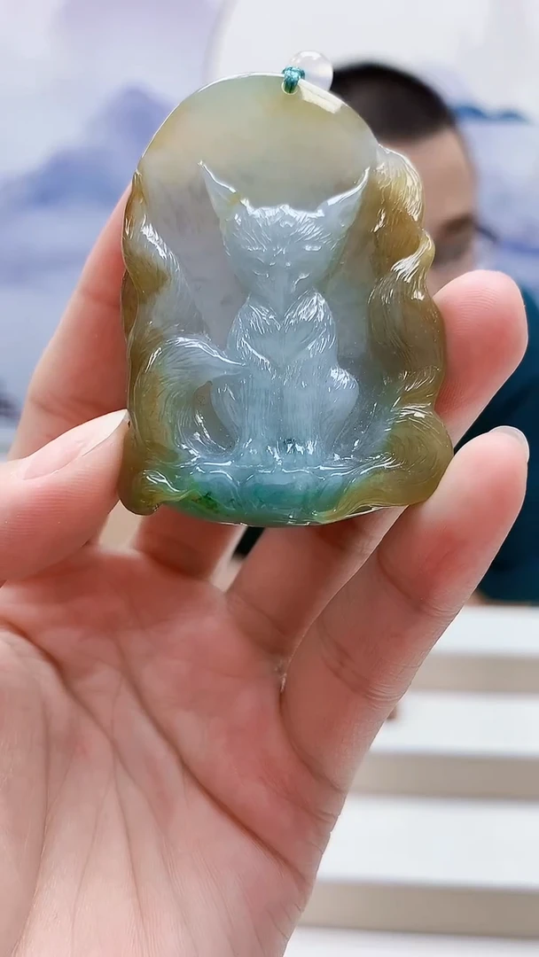 未镶嵌定制翡翠5167lr-毛货挂件73