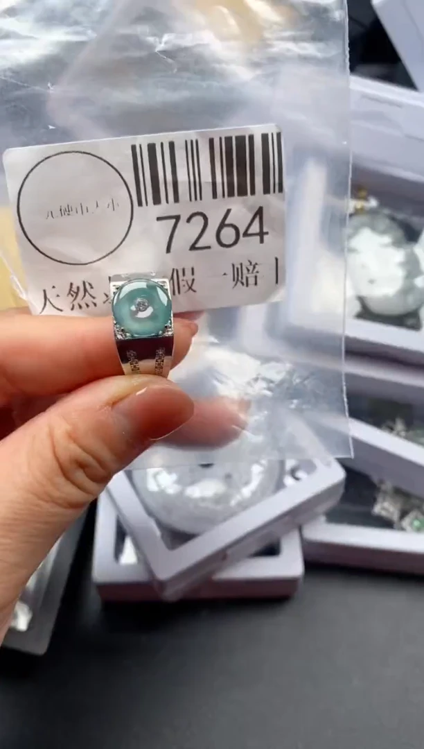 吊坠(不含链)未镶嵌翡翠7264