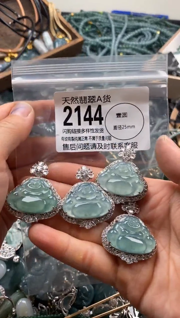 【闪购商品】翡翠颈饰未镶嵌多样性发其一2144