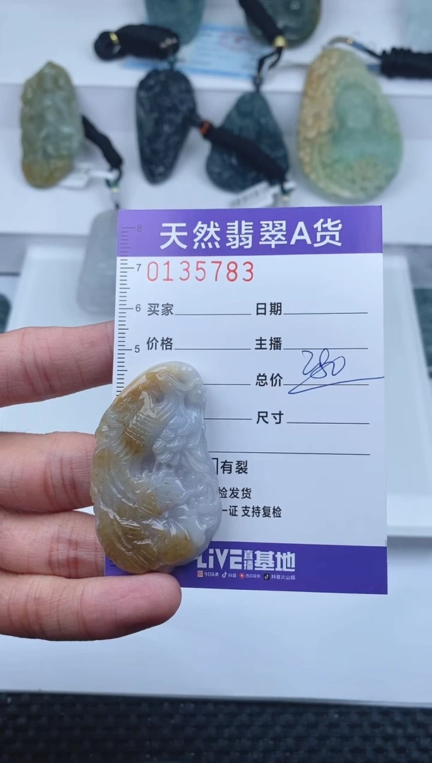 【闪购商品】翡翠颈饰未镶嵌       783