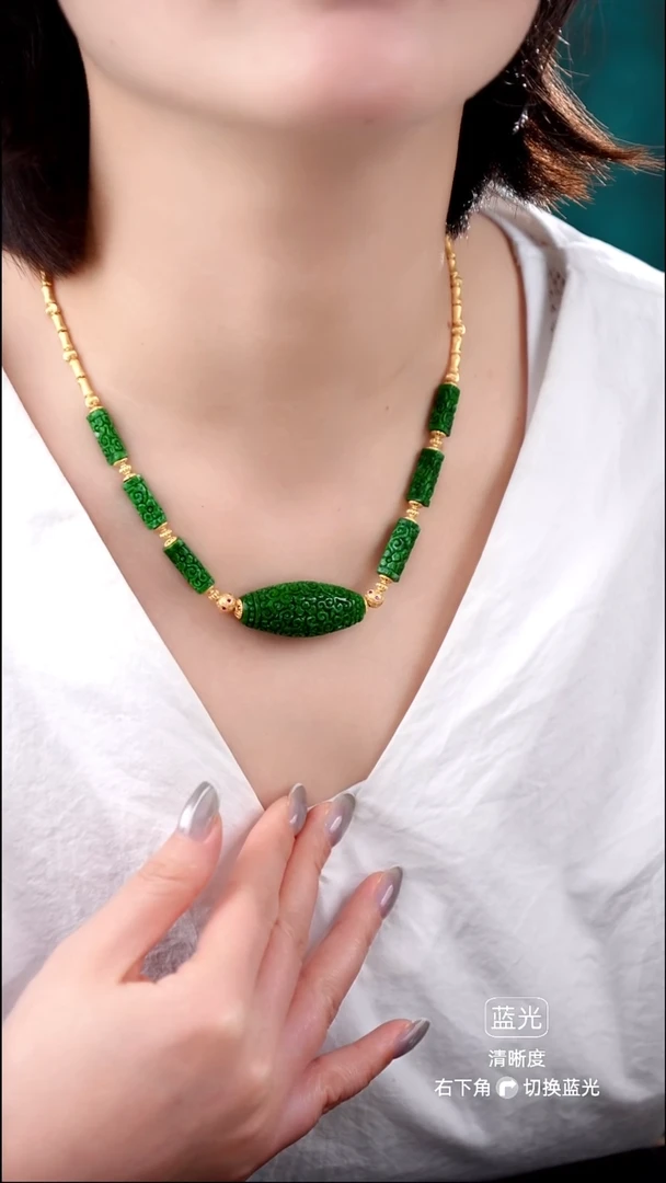 颈饰未镶嵌翡翠项链45