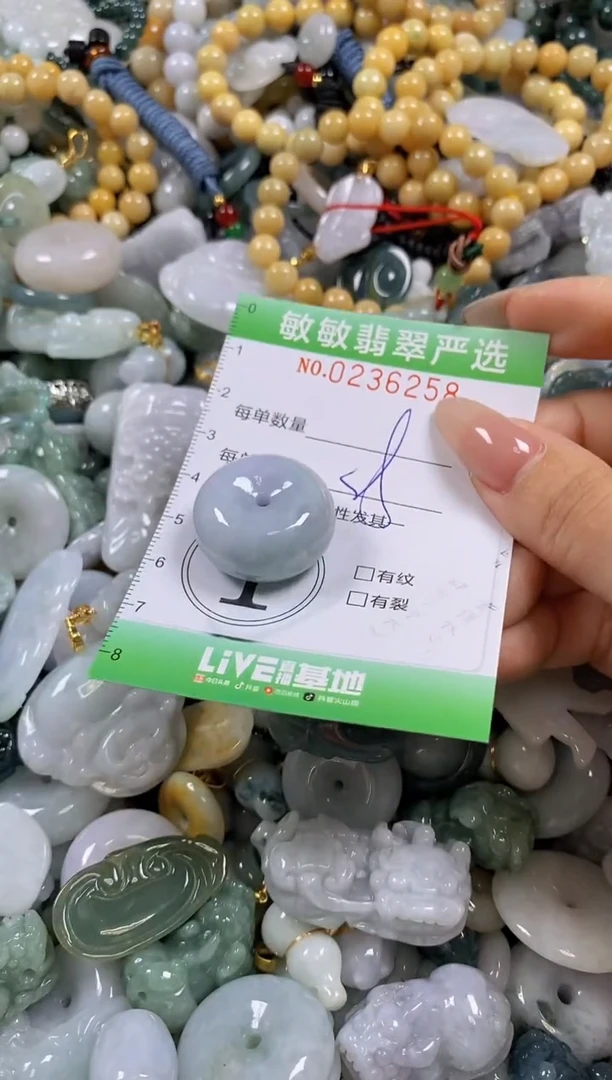 翡翠未镶嵌颈饰闪购0236258