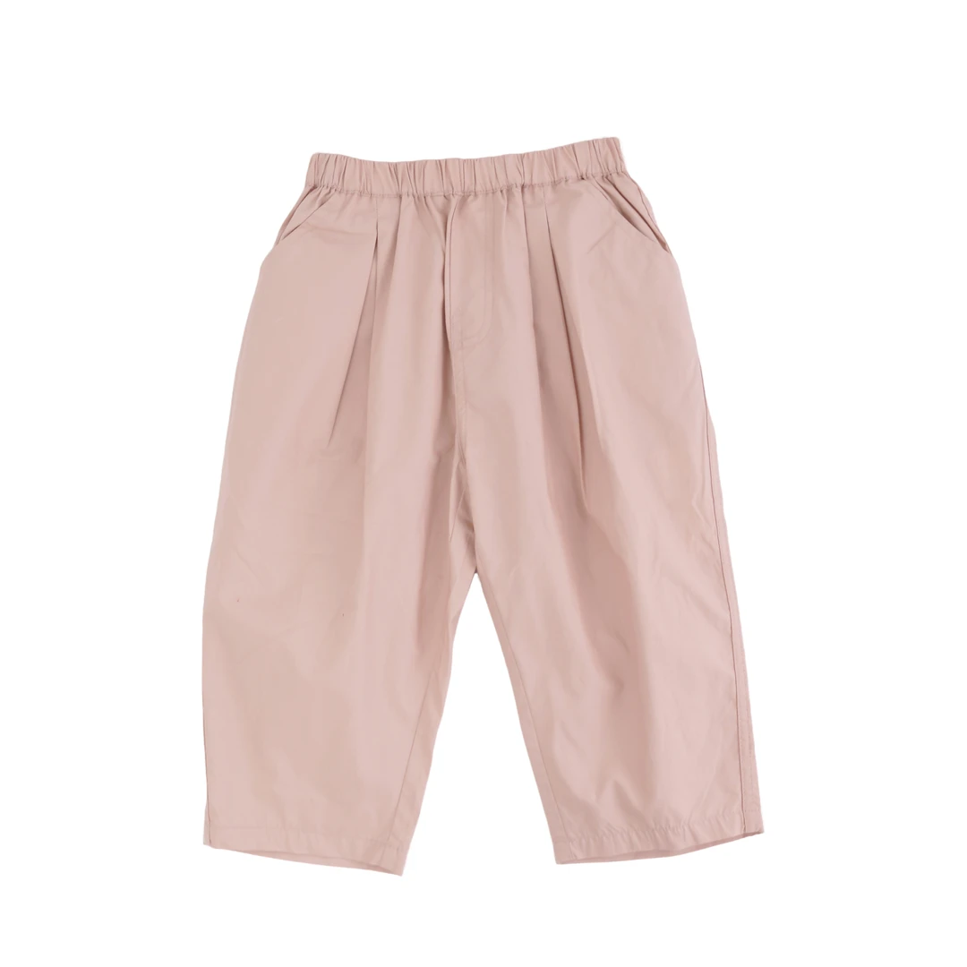 【2件26】童装夏季宽松版梭织八分裤3022990