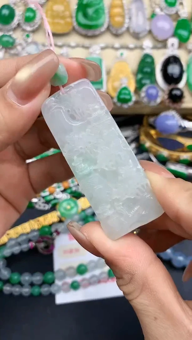 颈饰未镶嵌翡翠216-中国好珍宝