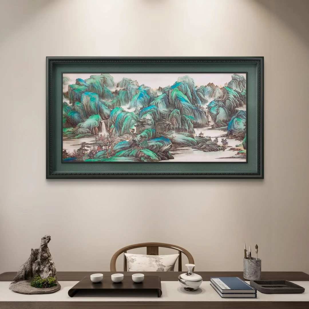 赵立鹤·苍翠图·5米·国画长卷