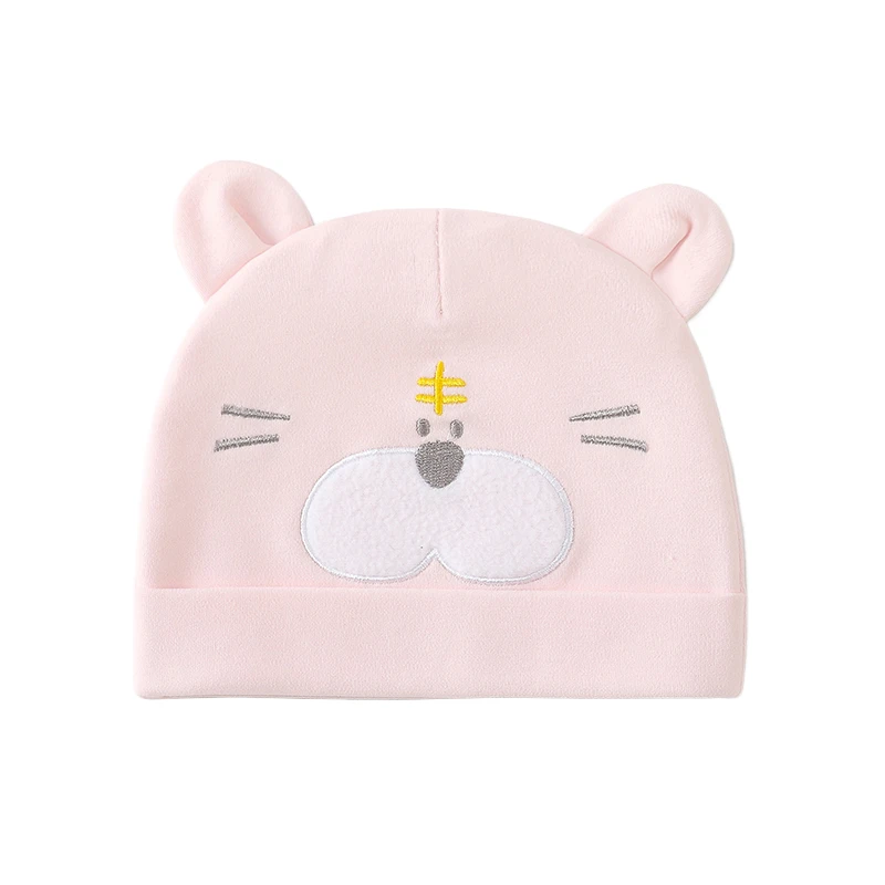 婴儿帽子春秋季春秋婴幼儿纯棉初生宝宝新生儿男女可爱薄款胎帽
