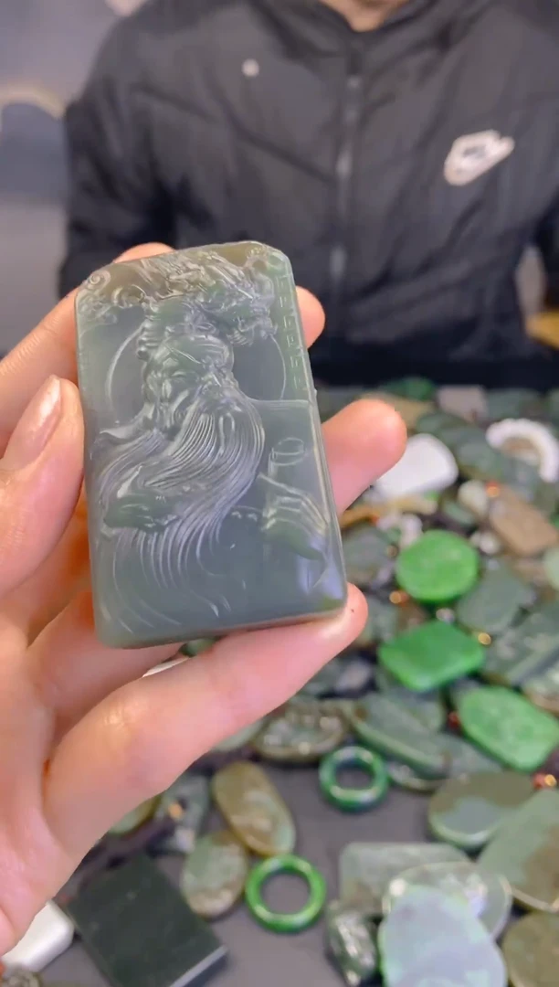 未镶嵌和田玉珠宝半成品1