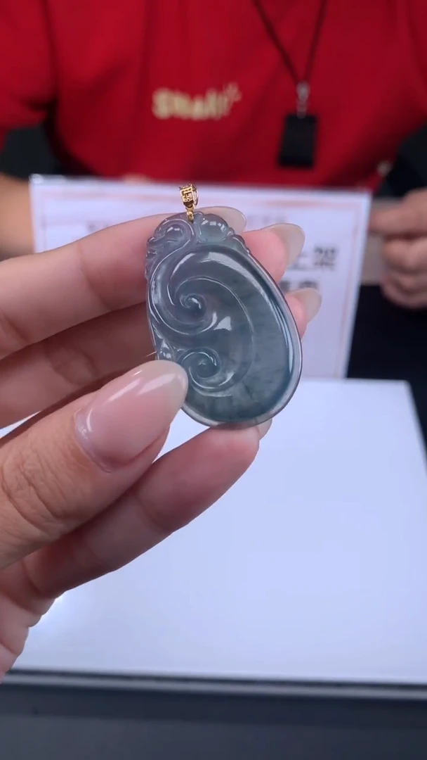 【闪购商品】定制翡翠18K金镶嵌不退不换多样性随机发CMH1件-A