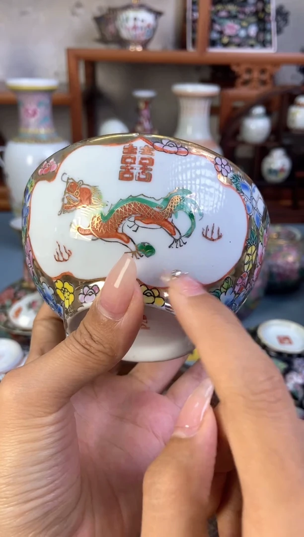 瓷片微瑕慎拍景德镇窑老厂瓷器单件