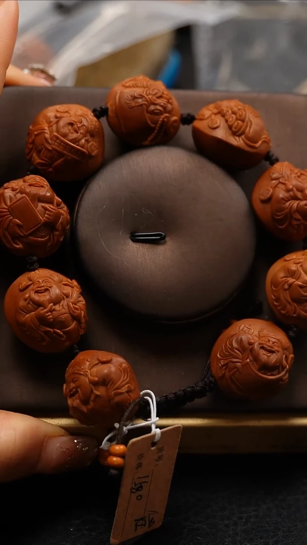 【闪购商品】橄榄核手串/手链橄榄核雕刻文玩作品