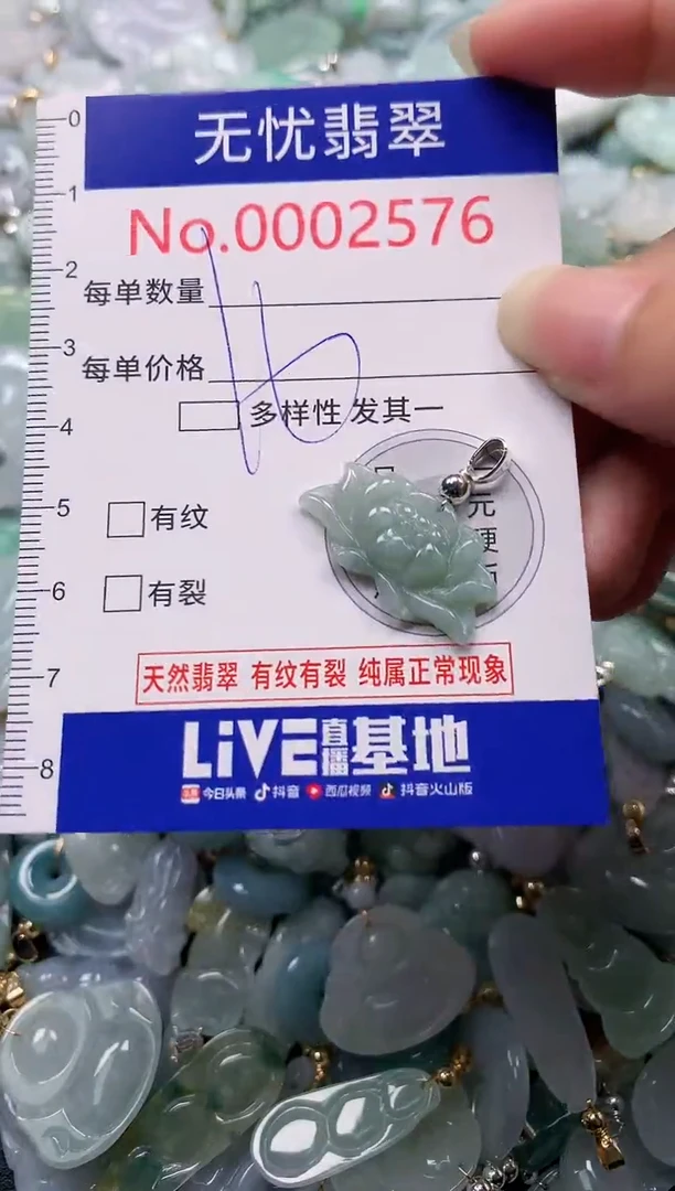 吊坠(不含链)未镶嵌翡翠2576