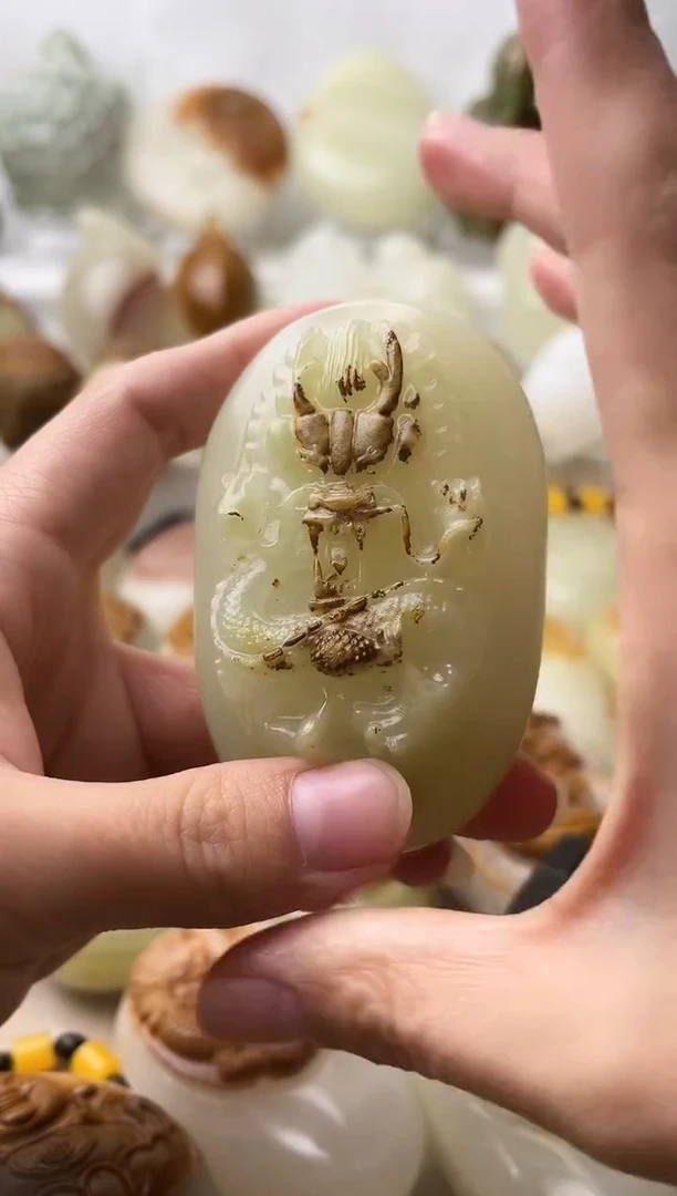 石材古青石棉纹正常不退换龙微瑕