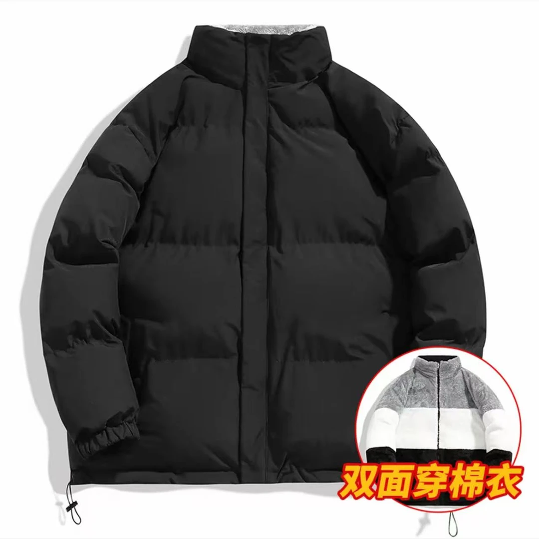 202保暖立领棉衣情侣双面穿棉服棉服短款时尚