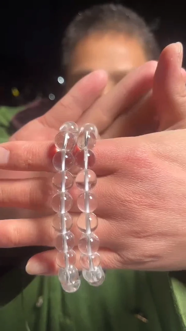 【闪购商品】水晶手链未镶嵌天然手串多样性发一10mm