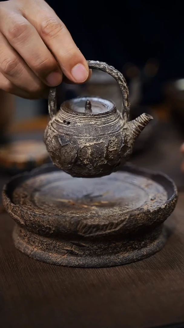 全手工制作  南蛮提梁壶