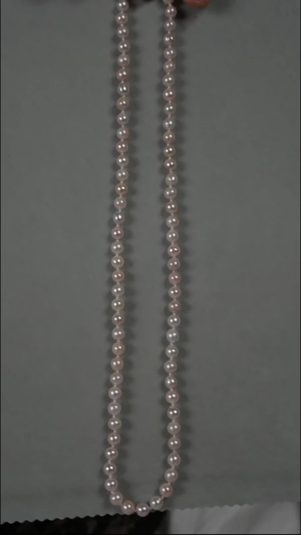 项链银S925镶嵌海水珍珠AK5-5.5mm