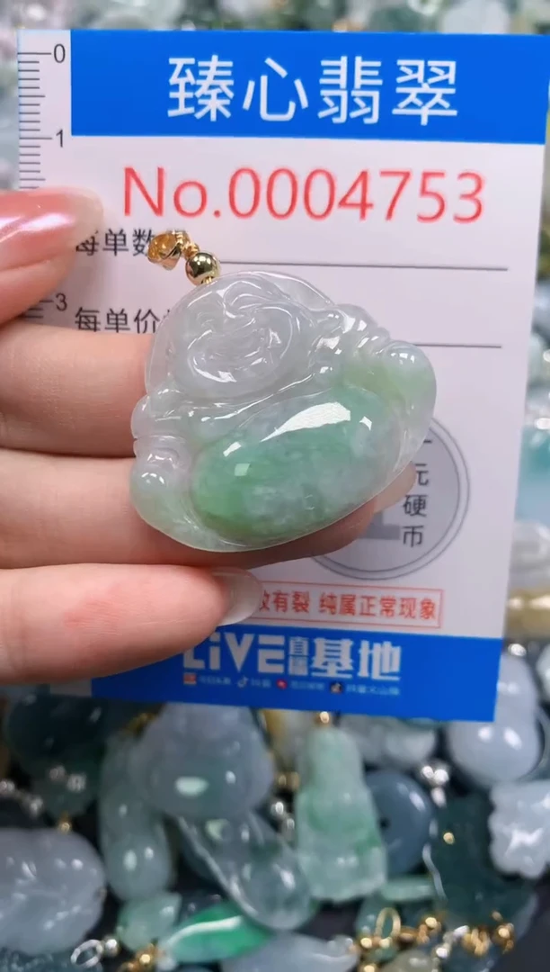 吊坠(不含链)未镶嵌翡翠4753