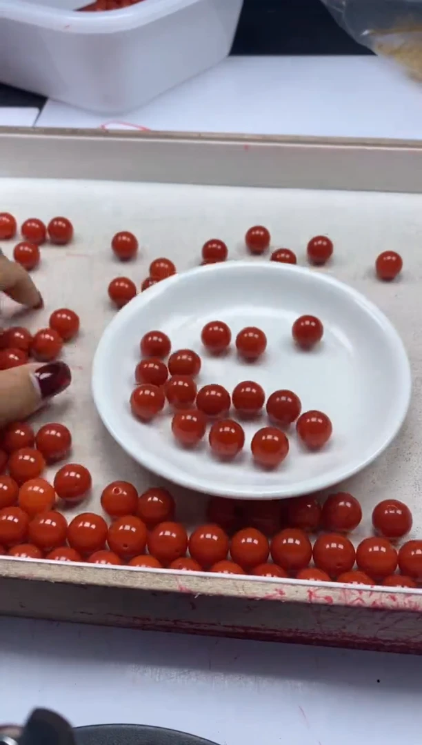 【闪购商品】玛瑙/玉髓颈饰未镶嵌w2258满肉南红12mm*10颗