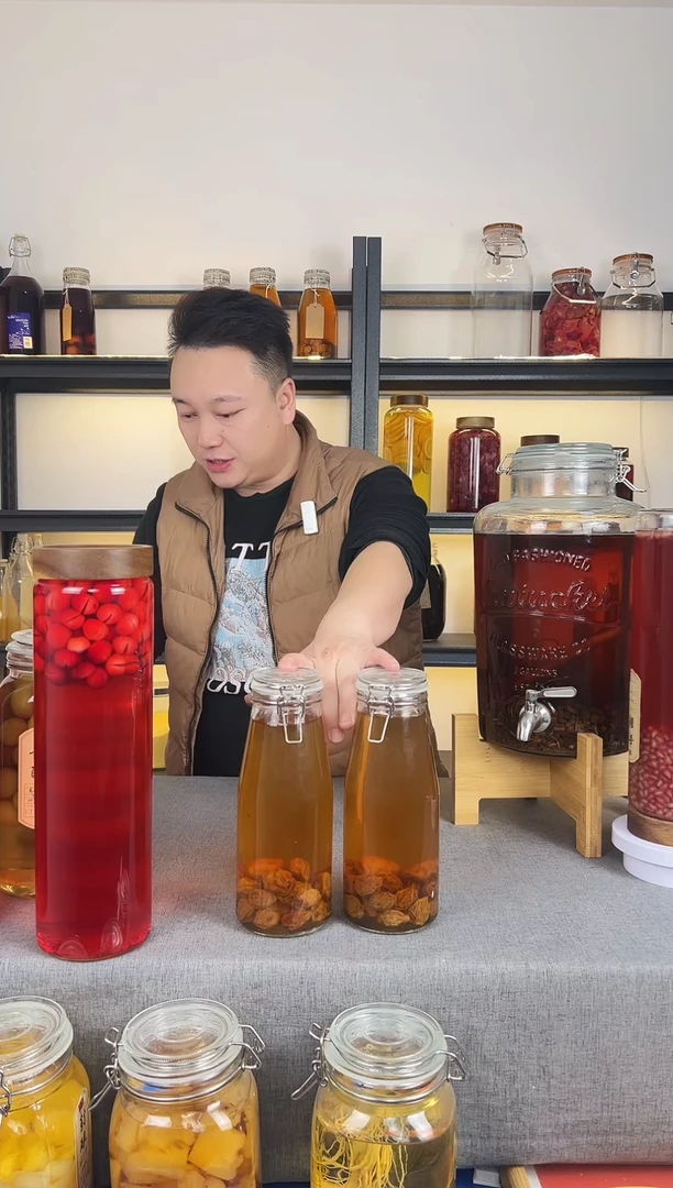 普通玻璃盖子款喜碧韦达1000ml 两只