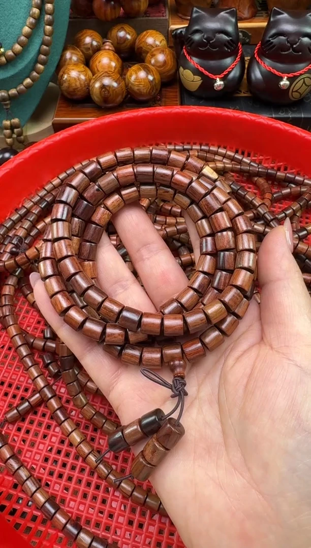 手串/手链黄花梨/降香黄檀黄花梨0.8桶珠多圈