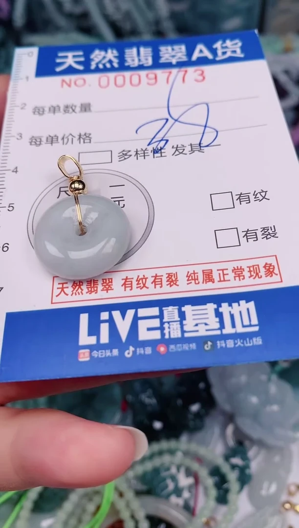 颈饰未镶嵌翡翠00009773