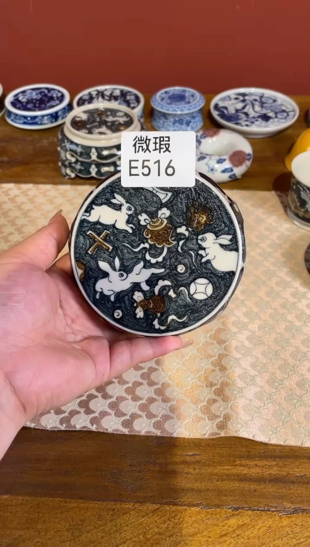 其他景德镇手工手绘陶瓷微瑕E516