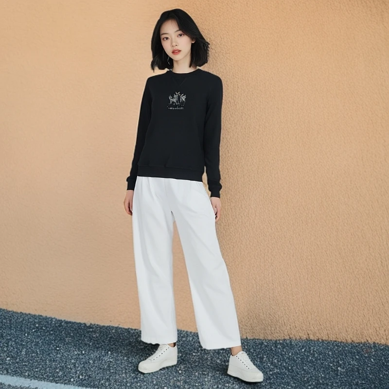 99新 BURBERRY/博柏利 卫衣/小鹿刺绣圆领长袖套头/S码/0001885