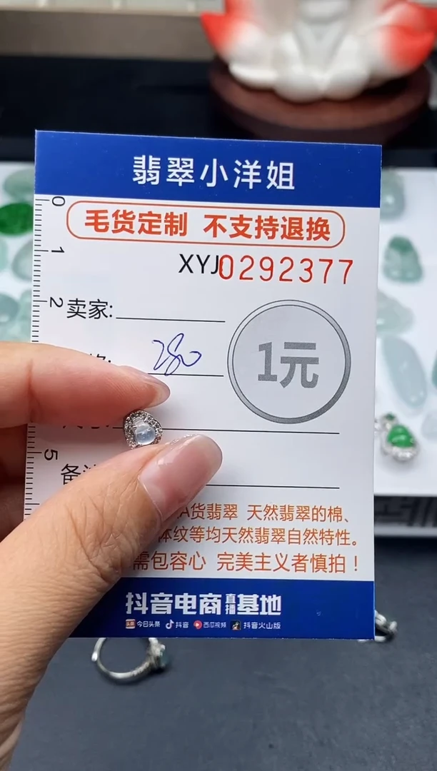 未镶嵌定制翡翠毛货商品 不退换/ 2377