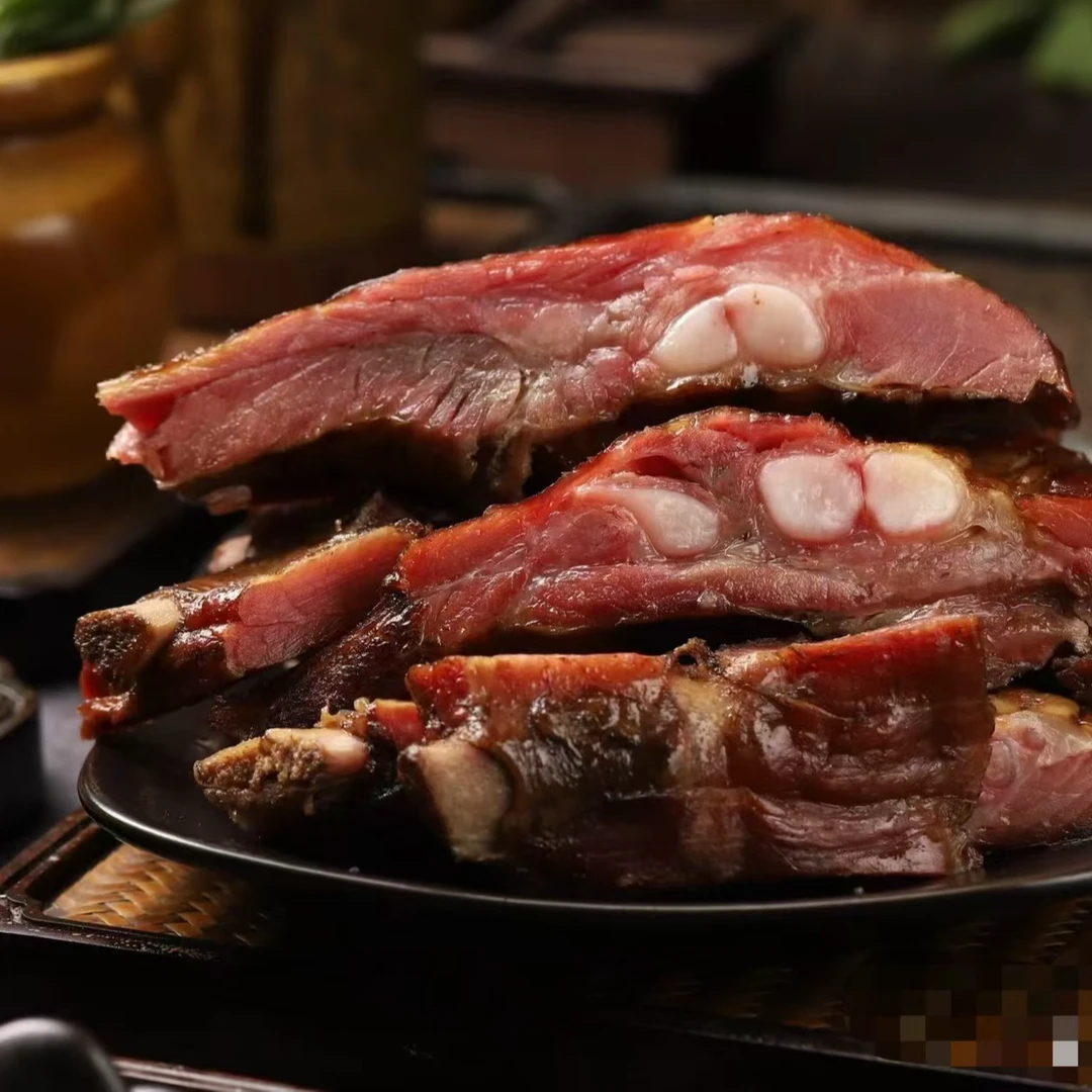 【腊龙排骨】带龙骨柴火烟熏腊排骨X