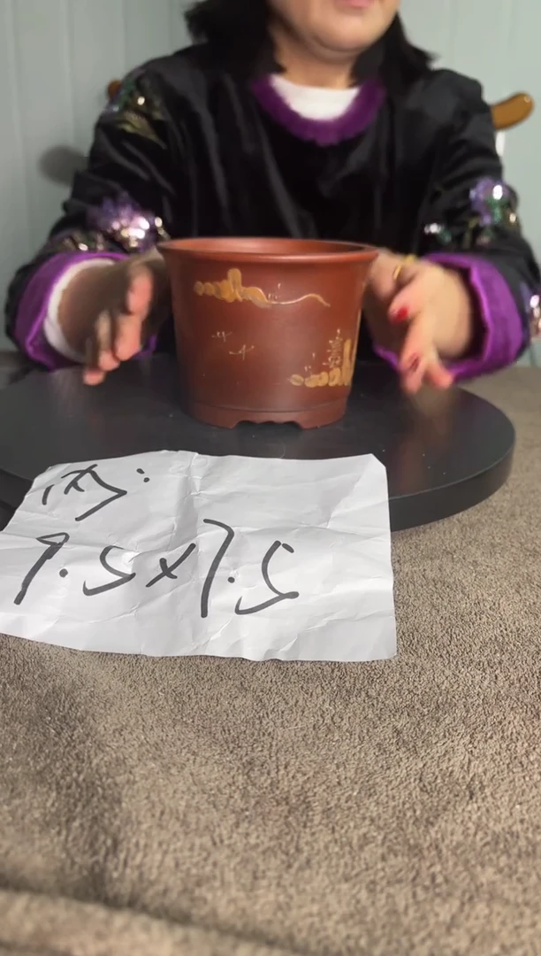 宜兴紫砂花盆小盆盆
