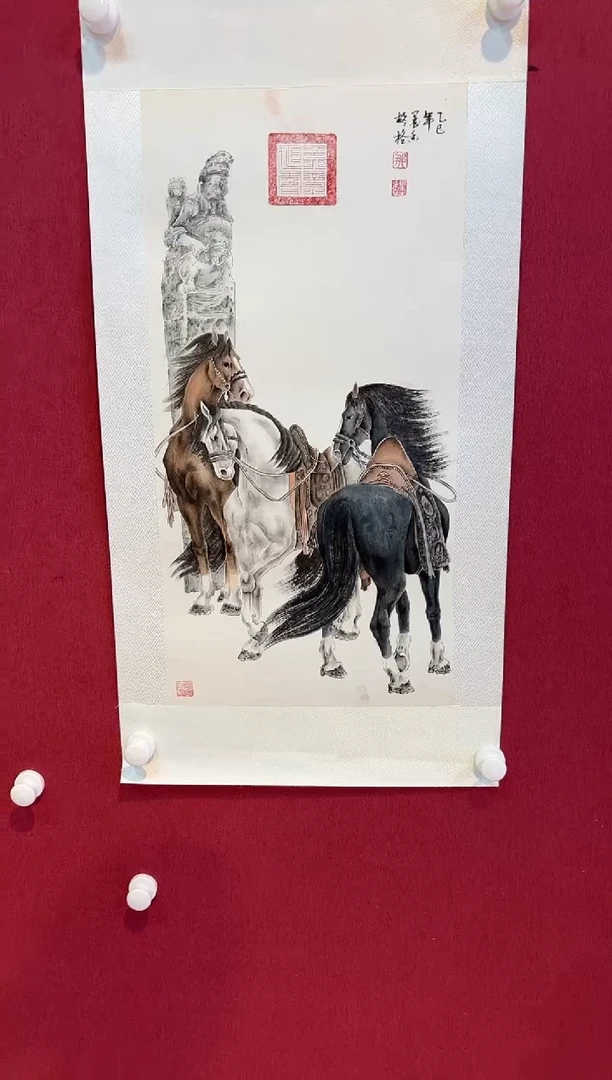 国画 悲鸿艺术/那墨香格格/国画