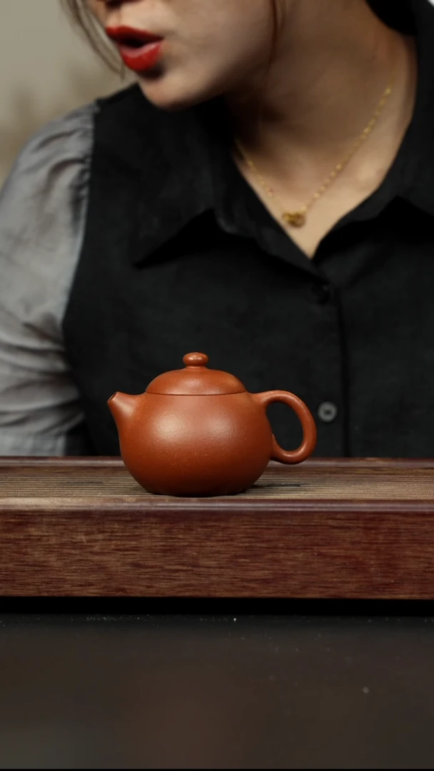 紫砂茶壶超矿标红降坡 文旦
