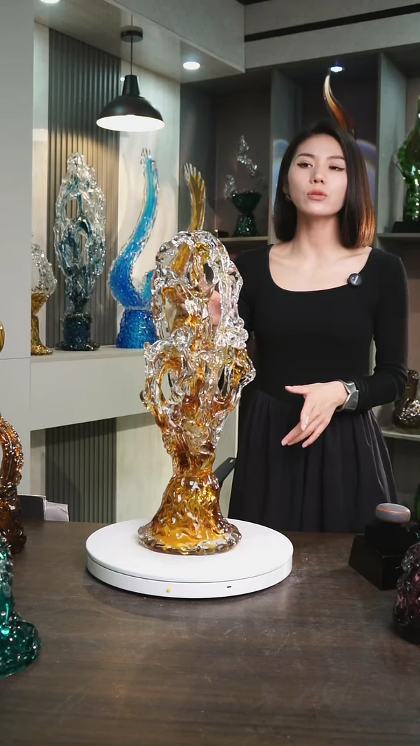 琉璃用****0琥珀金色太湖石