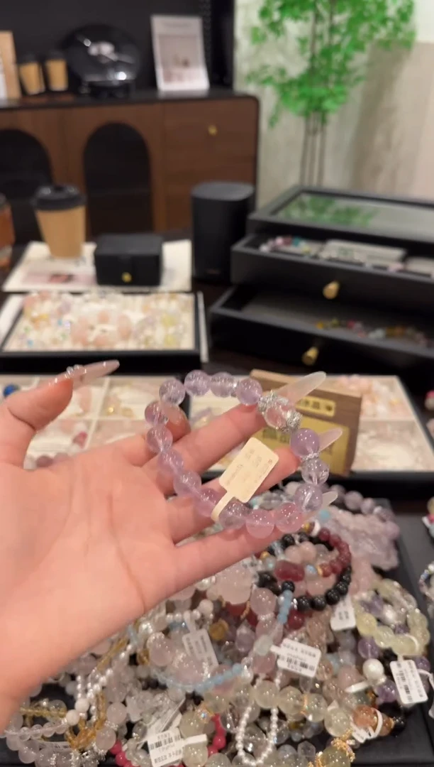水晶手链合金紫水晶x585